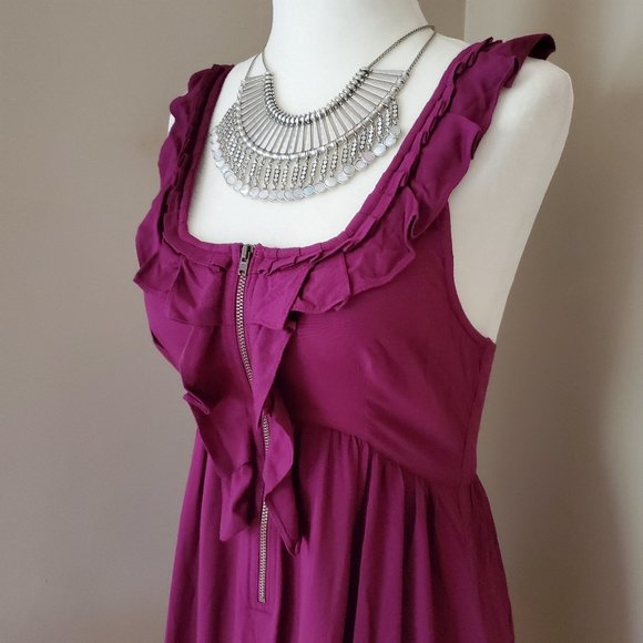 Urban Outfitters Kimchi Blue Purple Ruffle Sundress Size S NWT - Picture 3 of 16